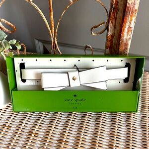 Kate Spade New York  GENUINE LEATHER women's bow belt size S/M